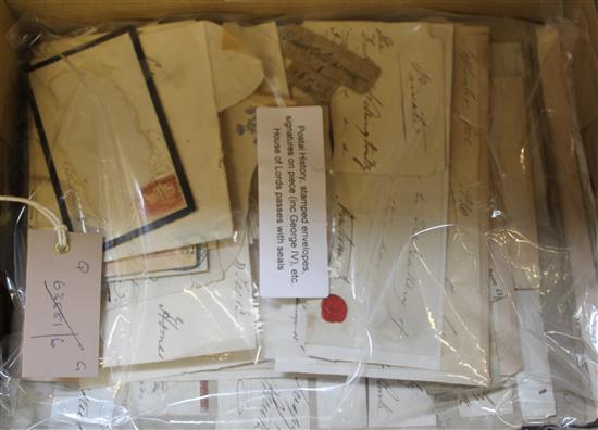 NOBILITY, misc selection of signed pieces & ALs, some Masonic (Studholme Lodge), Postal History, invitations, Lords passes etc